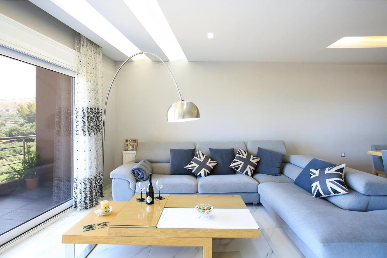Design Villa Nicol - Heated Pool - Summer Kitchen Heraklion  Luaran gambar