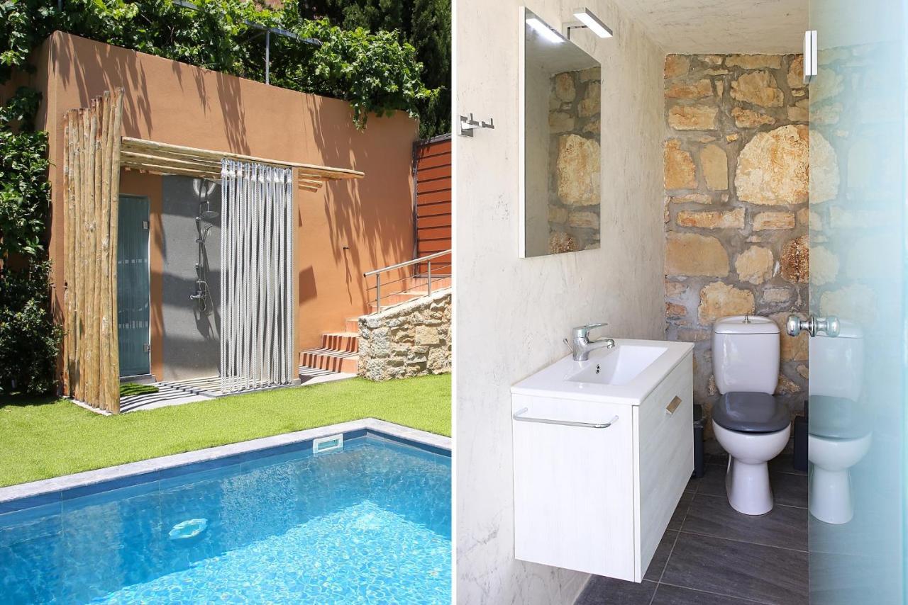 Design Villa Nicol - Heated Pool - Summer Kitchen Heraklion  Luaran gambar