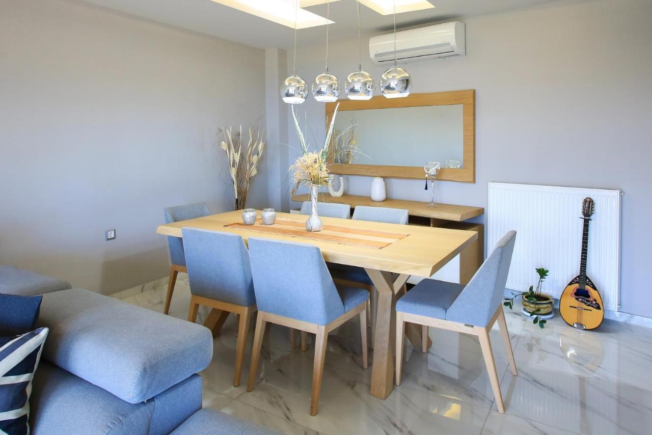 Design Villa Nicol - Heated Pool - Summer Kitchen Heraklion  Luaran gambar
